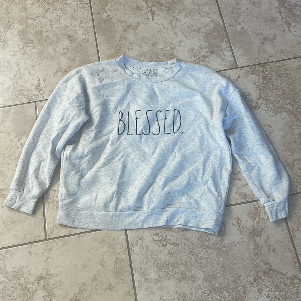 Rae Dunn “Blessed” sweatshirt size large